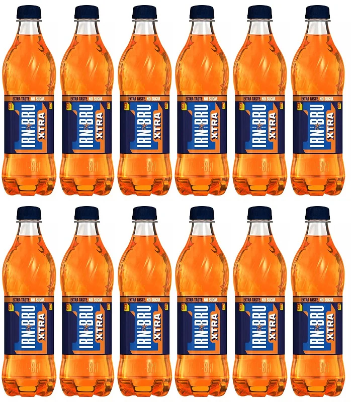 12 x Irn-Bru Xtra 500Ml