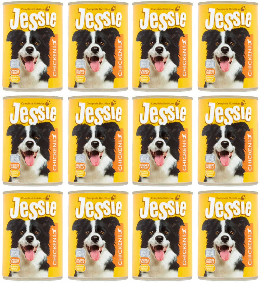 12 x Jessie Dog Chicken 400G