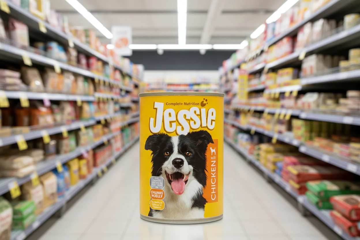12 X Jessie Dog Chicken 400G - Image 2