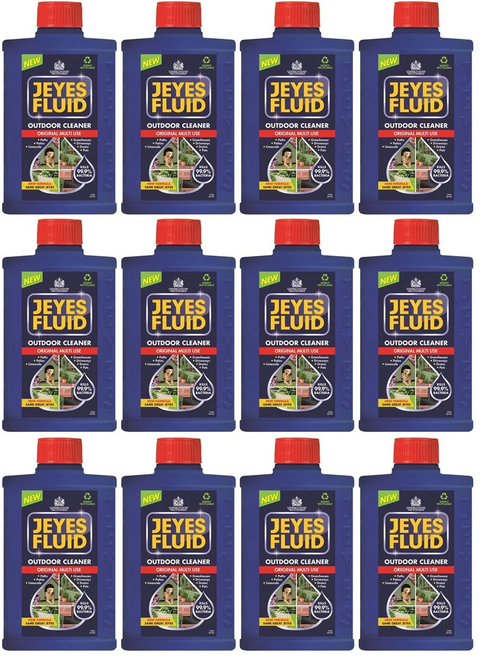 12 x Jeyes Fluid The Original Outdoor Cleaner 300Ml