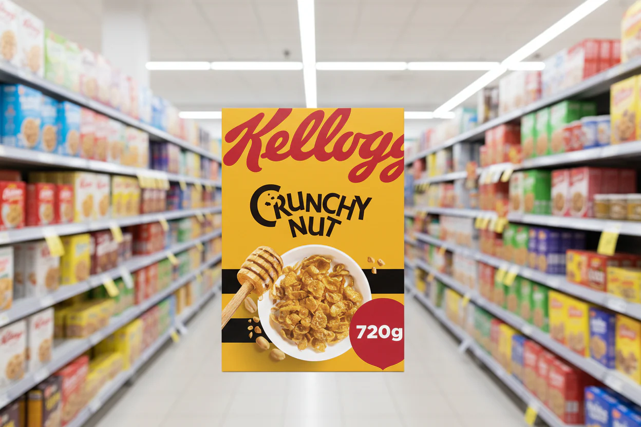 12 x Kellogg's Crunchy Nut Cereal 720G - Image 2