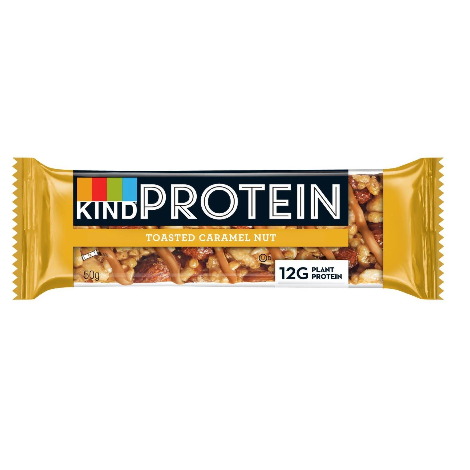 12 x Kind Protein Caramel Nut 50G - Image 2