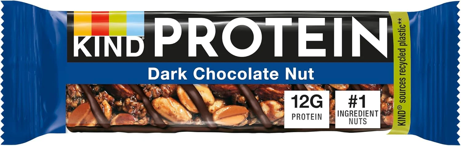12 x Kind Protein Dark Chocolate Nut 50G - Image 2