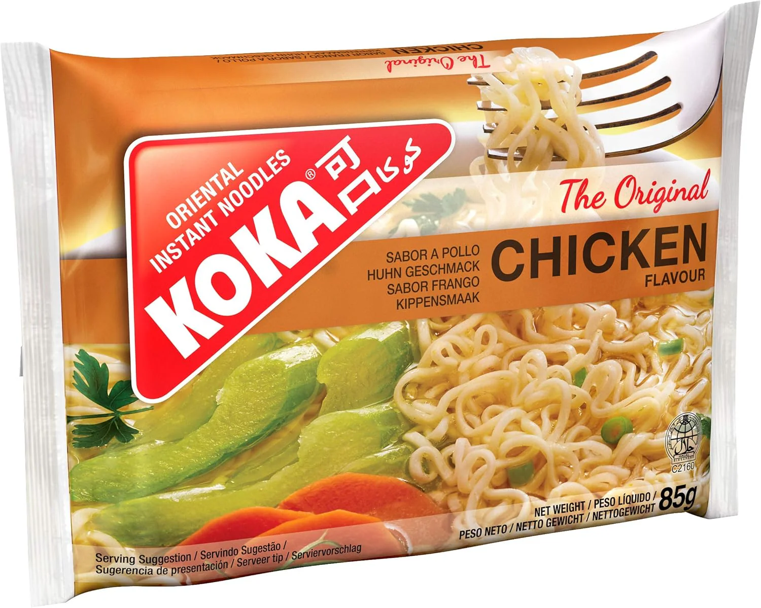 12 x Koka The Original Chicken Flavour Oriental Instant Noodles 4 X 85G (340G) - Image 2