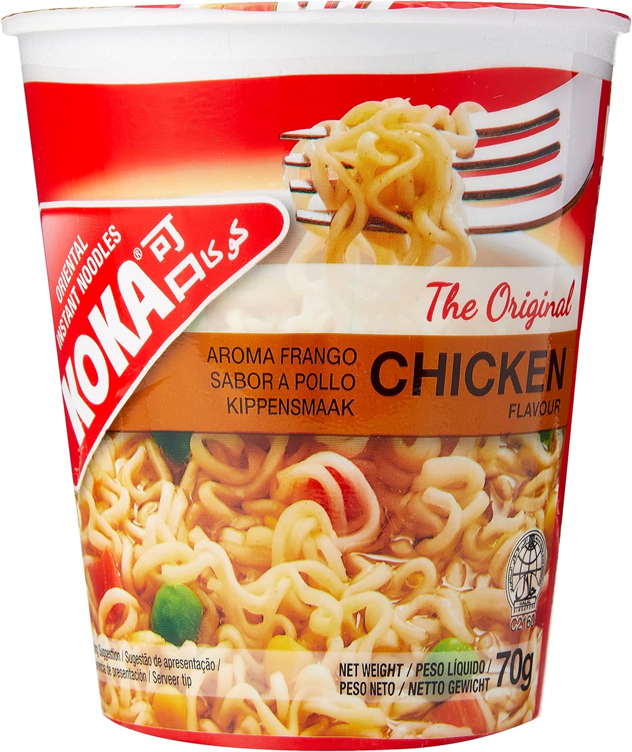 12 x Koka The Original Chicken Flavour Oriental Instant Noodles 70G - Image 2