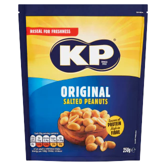 12 x Kp Original Salted Peanuts Bag 250Gm - Image 3