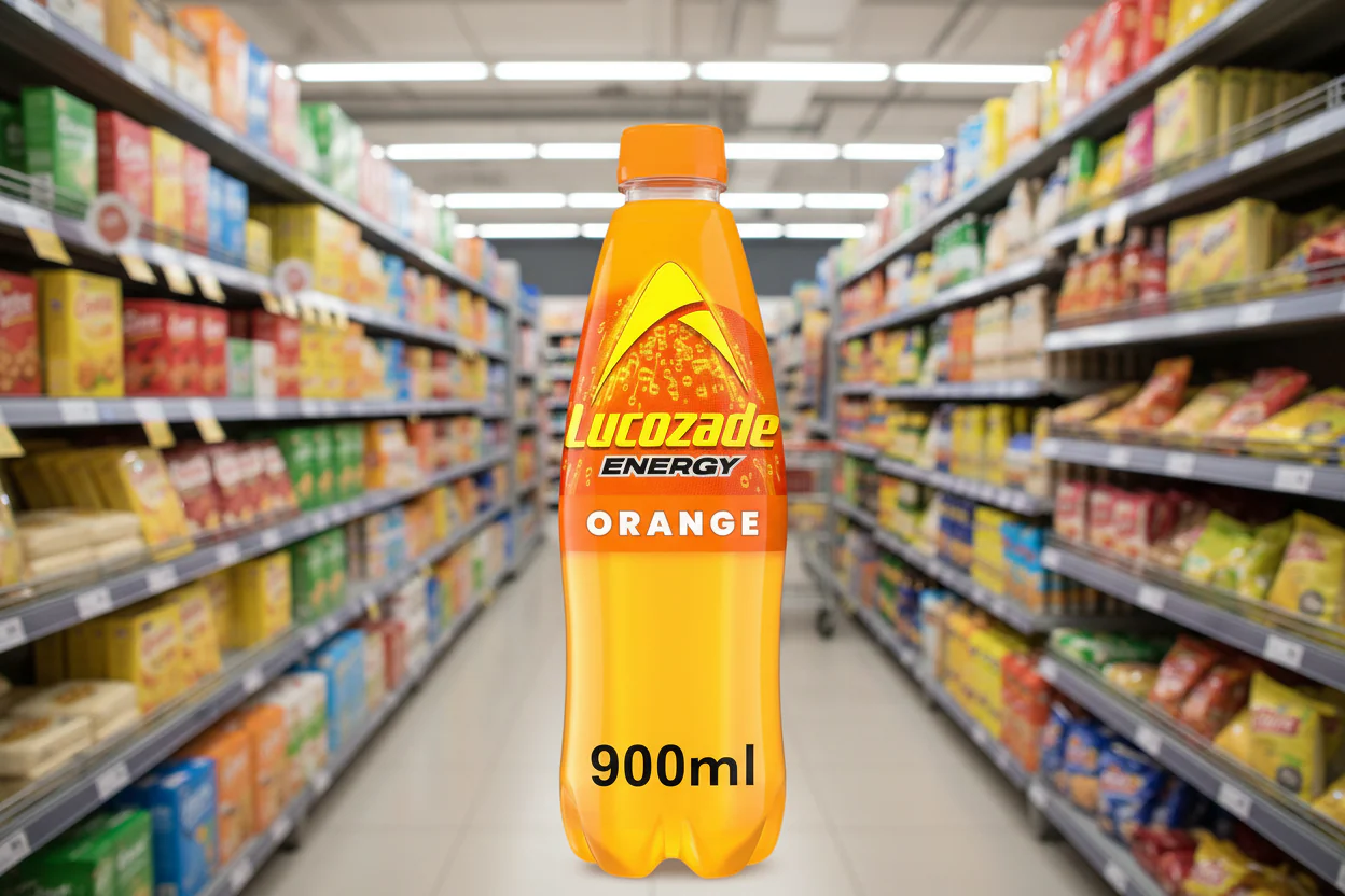 12 x Lucozade Energy Drink Orange 900Ml - Image 2