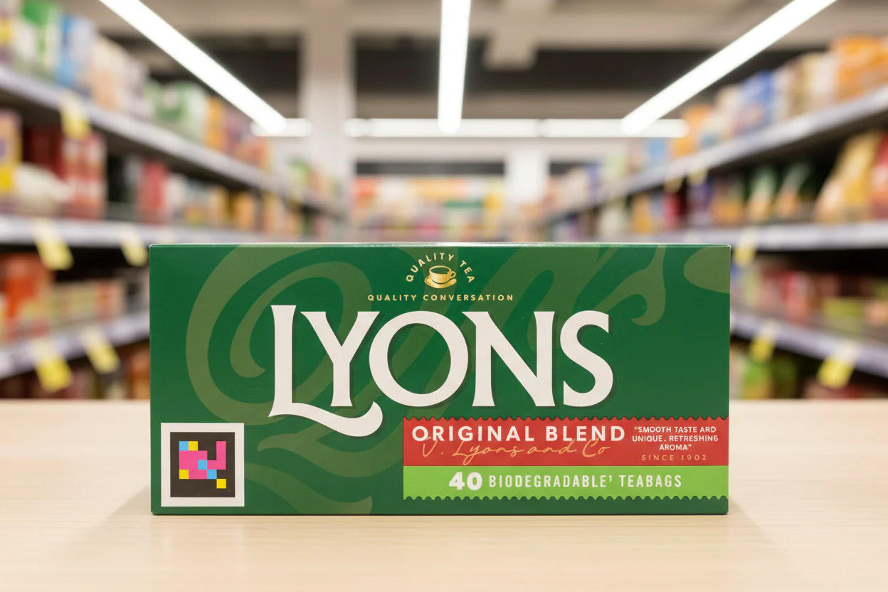 12 x Lyons Original Blend 40 Biodegradable Tea Bags 116G - Image 2
