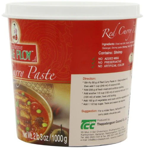 12 x Mae Ploy Curry Paste Red - Image 2
