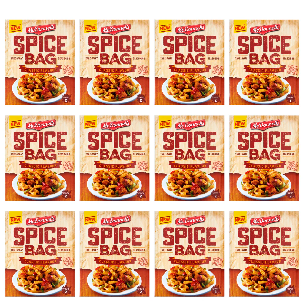 12 x Mcdonnells Spice Bag Original 40G