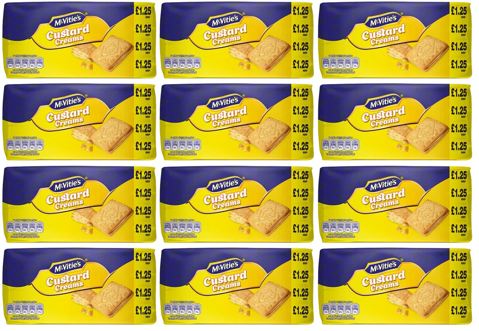 12 x Mcv Custard Creams 12x300g -