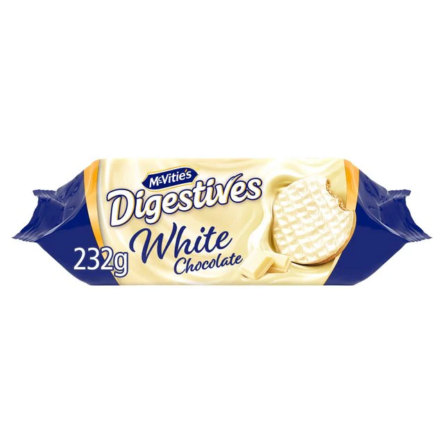 12 x Mcvitie's Digestives White Chocolate 232G - Image 3