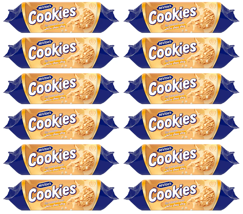 12 x Mcvities Cookies White Choc Chip - 150GM