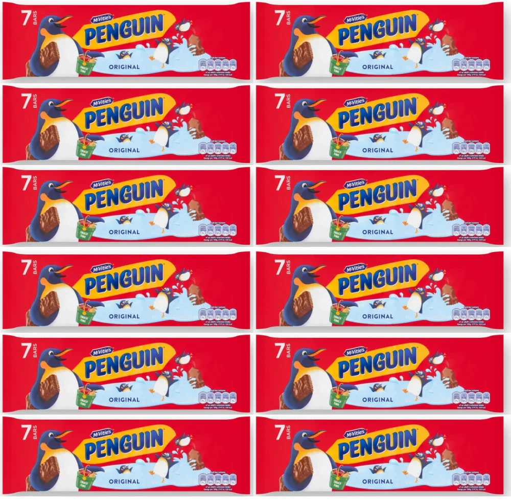 12 x Mcvities Milk Penguin 7pk - 172GM