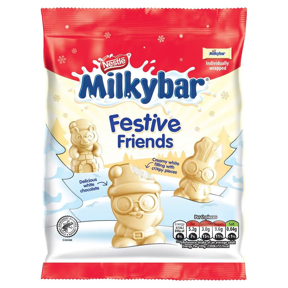 12 x Milkybar Festive Friends 57G - Image 3