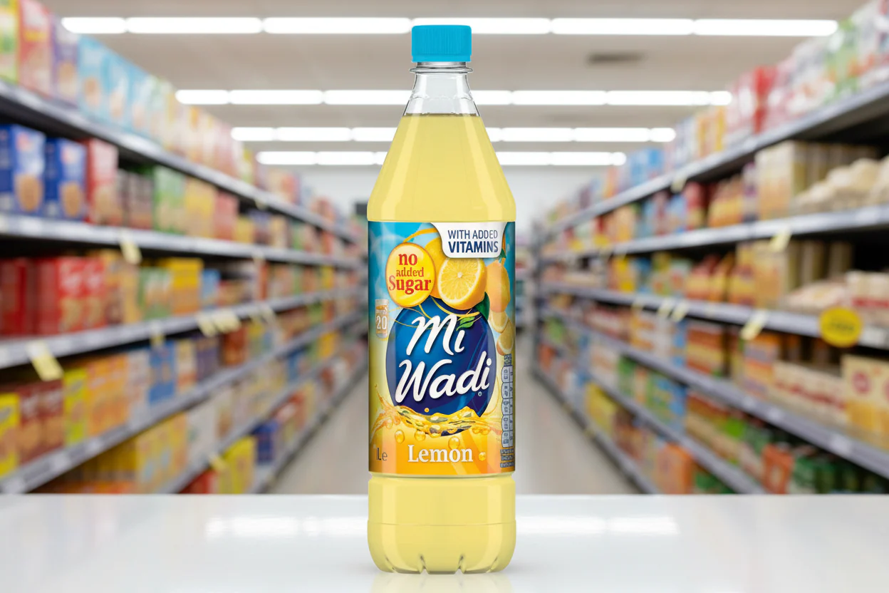 12 x Miwadi Lemon 1L - Image 2