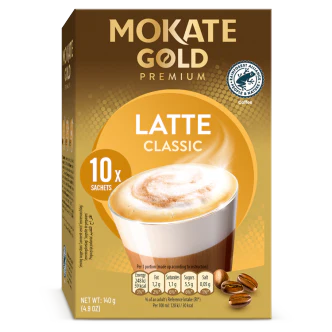 12 x Mokate Gold Latte 10 Sachets  - 140GM - Image 3