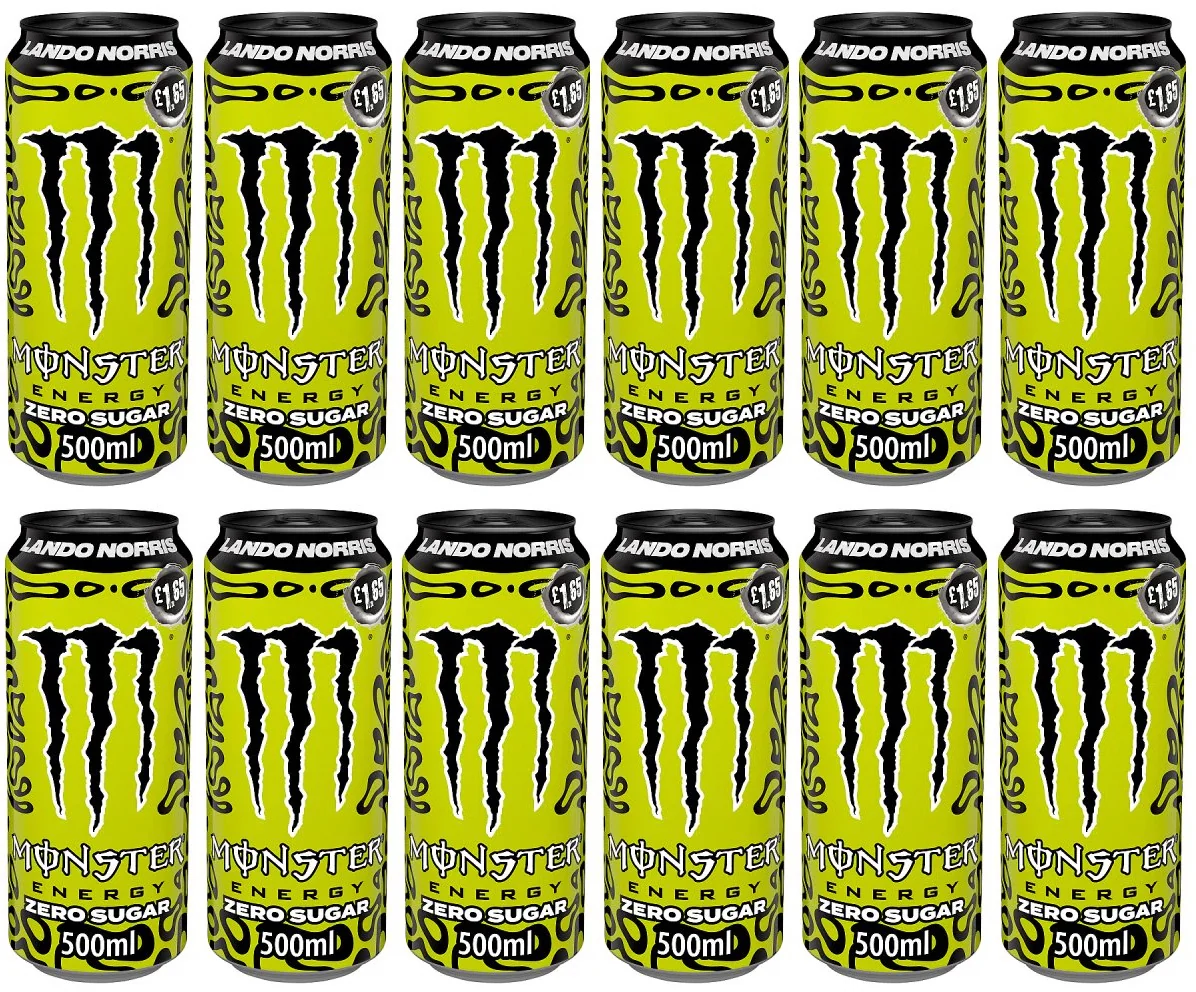 12 x Monster Energy Lando Norris Zero - 500ML