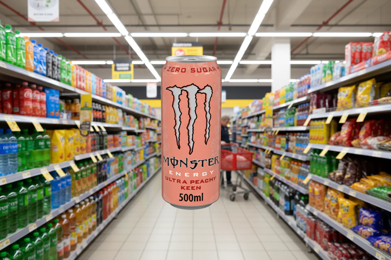 12 x Monster Energy Ultra Peachy Keen - 500ML - Image 2
