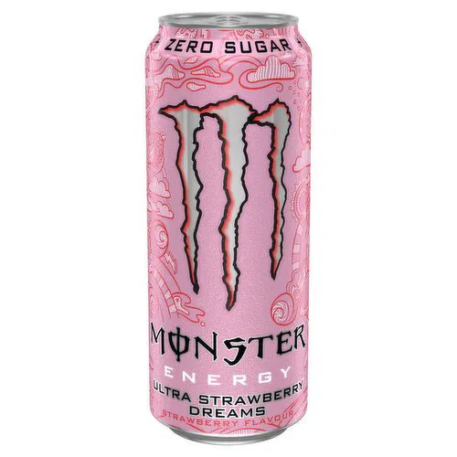 12 x Monster Strawberry Flavour Energy 500Ml - Image 3