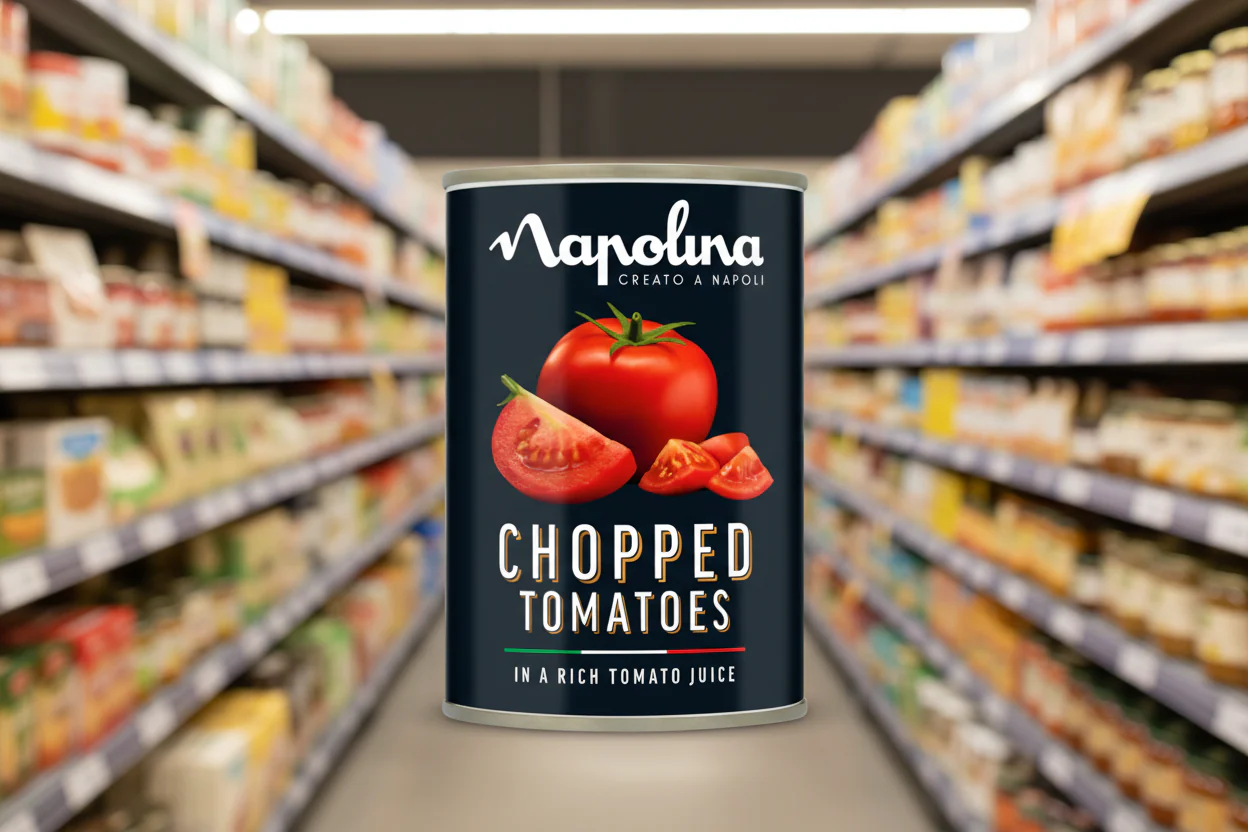 12 x Napolina Tomatoes Chopped 400Gm - Image 2