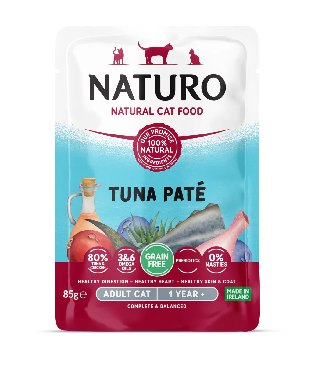 12 x Naturo Cat Pouch Tuna Pate  - 85GM - Image 3