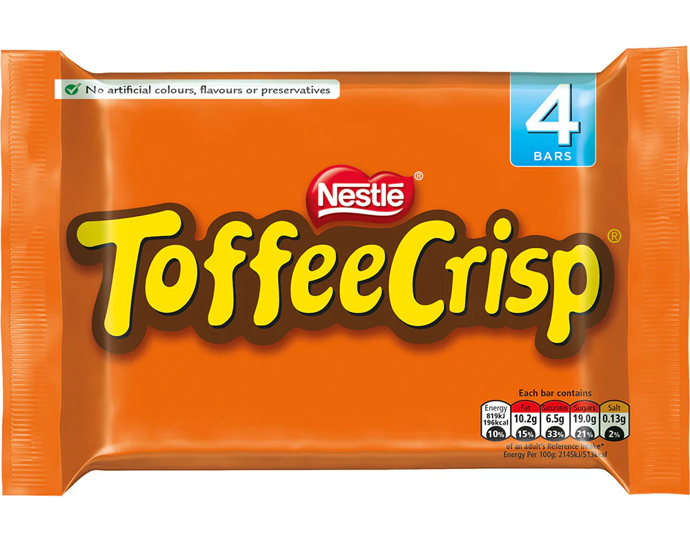 12 x Nestlé Toffee Crisp 4 X 38G (152G) - Image 3