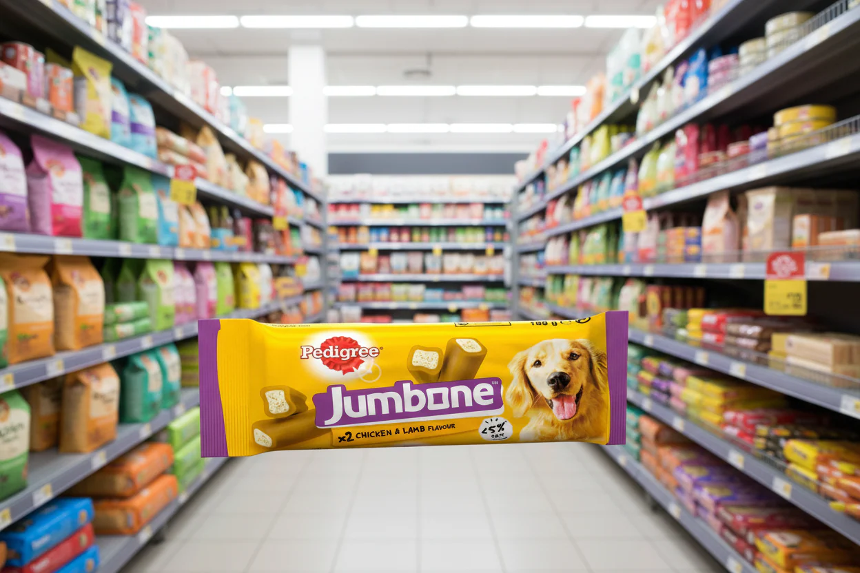 12 x Pedigree Jumbone Adult Medium Dog Treat Chicken & Lamb 2 Chews 180G - Image 2
