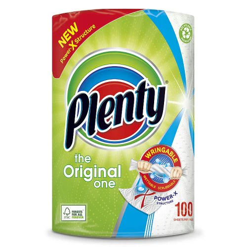 12 x Plenty Original Kitchen Roll 1 Roll - Image 2