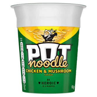 12 x Pot Noodle Chicken & Mushroom 90G - Image 2