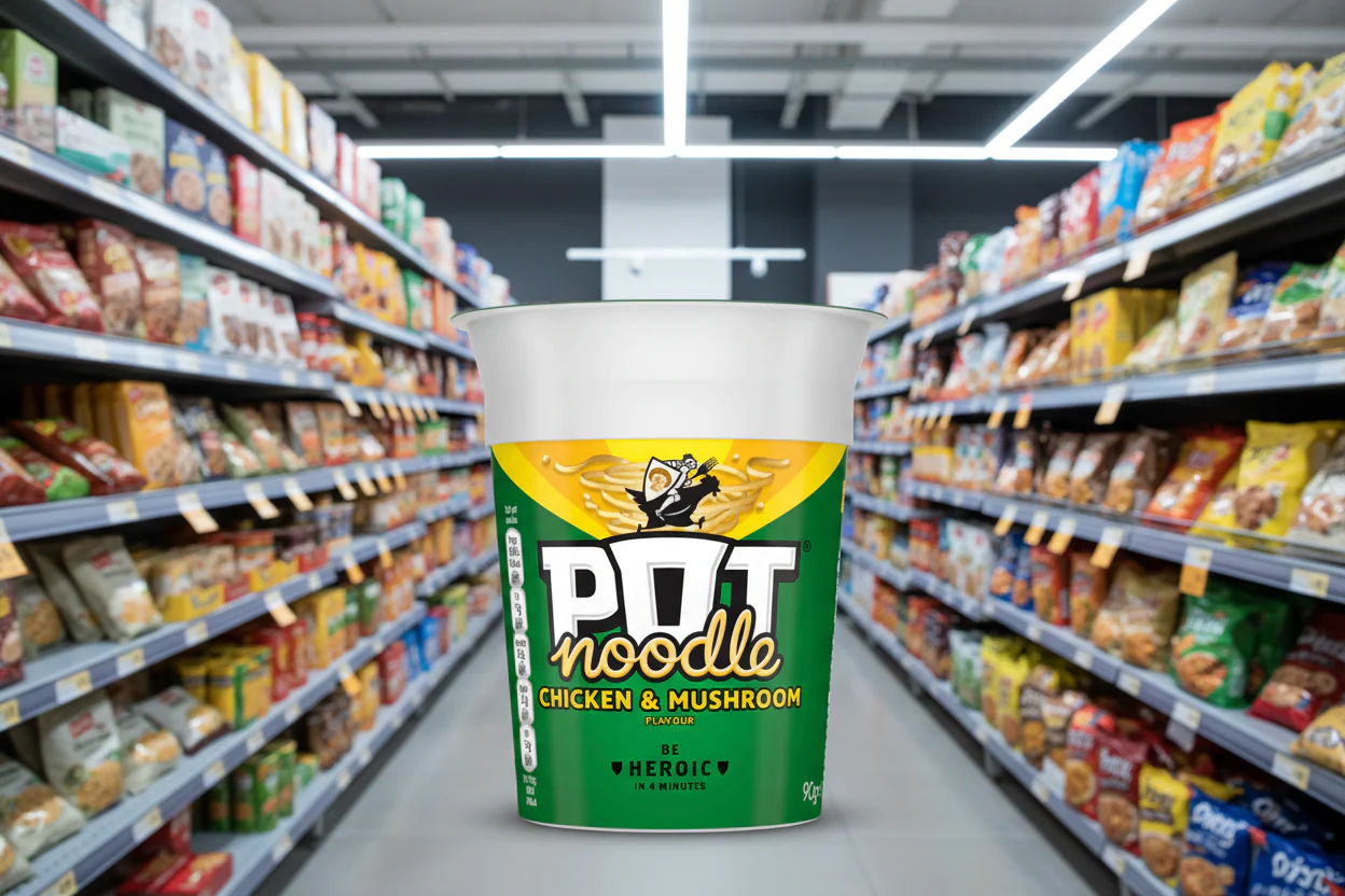 12 x Pot Noodle Chicken & Mushroom 90Gm - Image 2