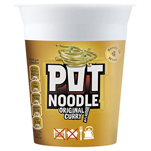 12 x Pot Noodle King Pot Noodle Original Curry 114 G - Image 2