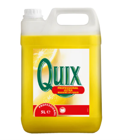 12 x Quix Wash Up Liquid 5L- Pro Formula - Image 3