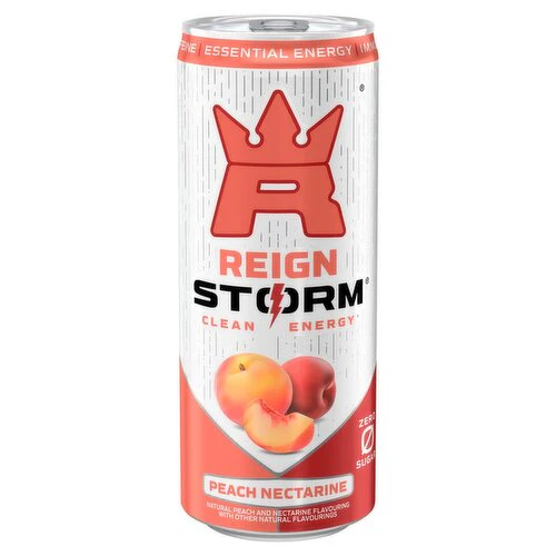 12 x Reign Storm Peach Nectarine 355Ml - Image 3