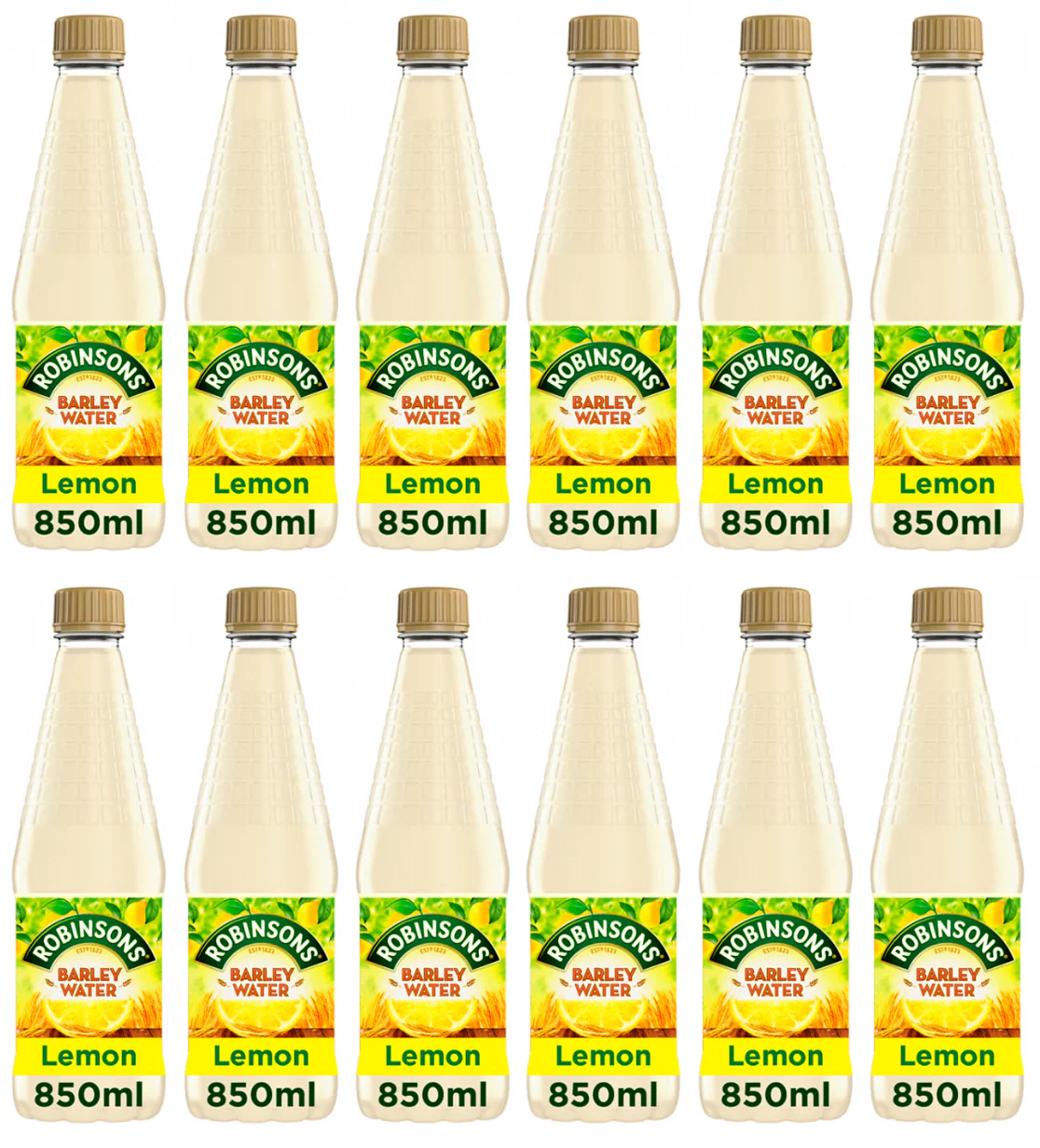 12 x Robinsons Barley Water Lemon 850Ml