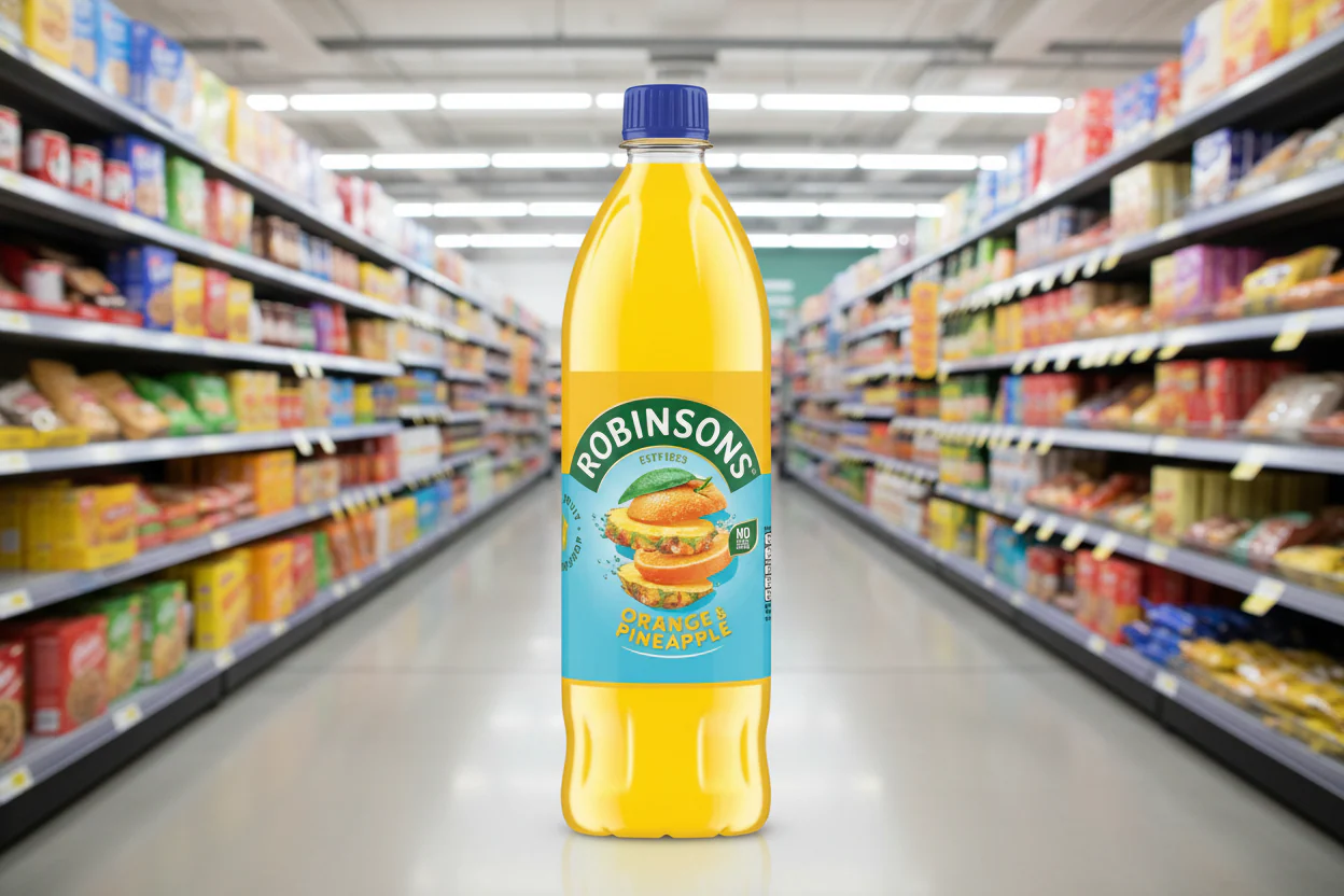 12 x Robinsons Orange & Pineapple 1L Sugar Free - Image 2