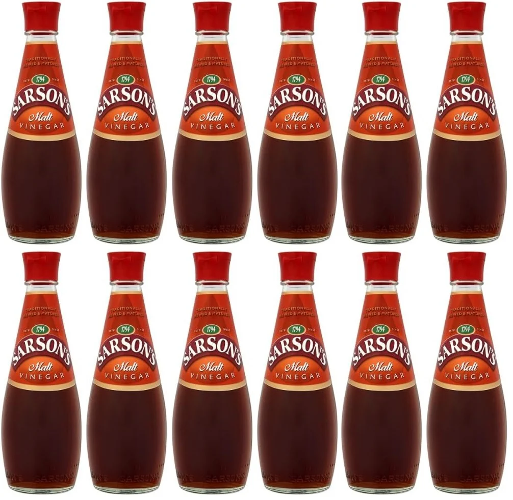 12 x Sarson's Malt Vinegar 250Ml
