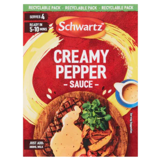 12 x Schwartz Creamy Pepper Sauce Mix 25G - Image 3