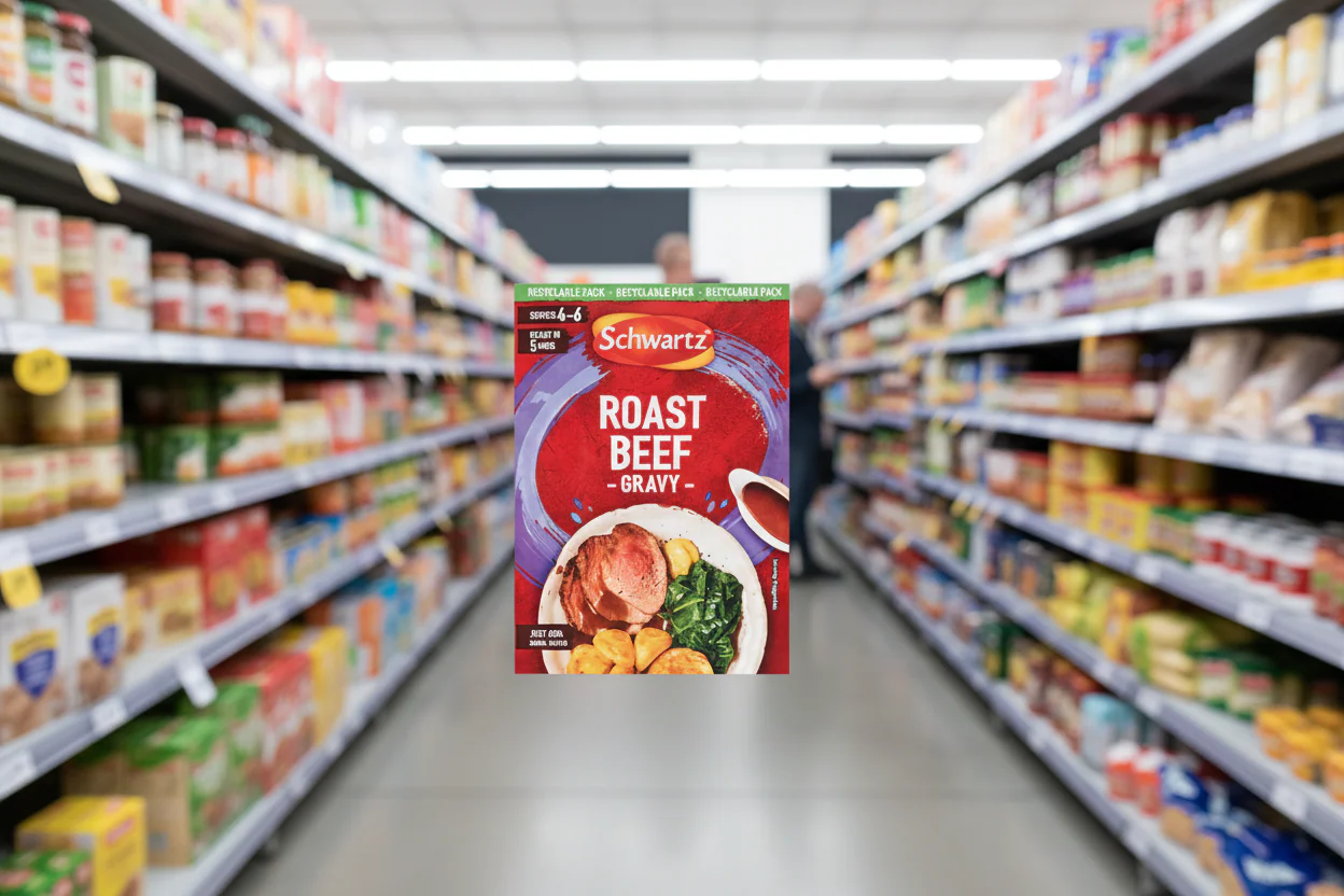 12 x Schwartz Roast Beef Gravy Sachet 27G - Image 2