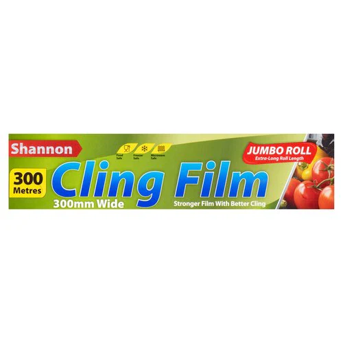 12 x Shannon Cling Film Jumbo Roll 300Mm X 300M - Image 2