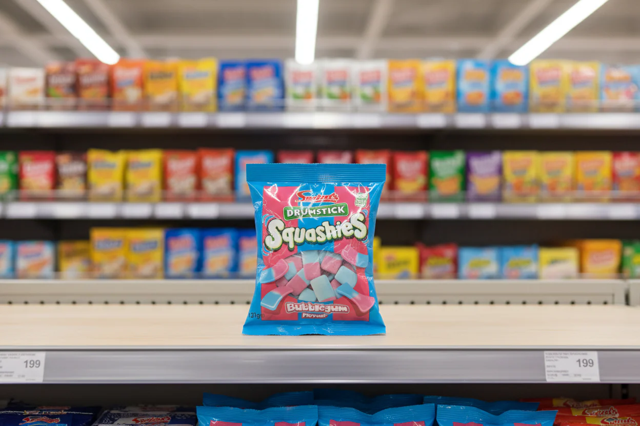12 X Swizzels Squashies Drumstick Bubblegum 131G - Image 2