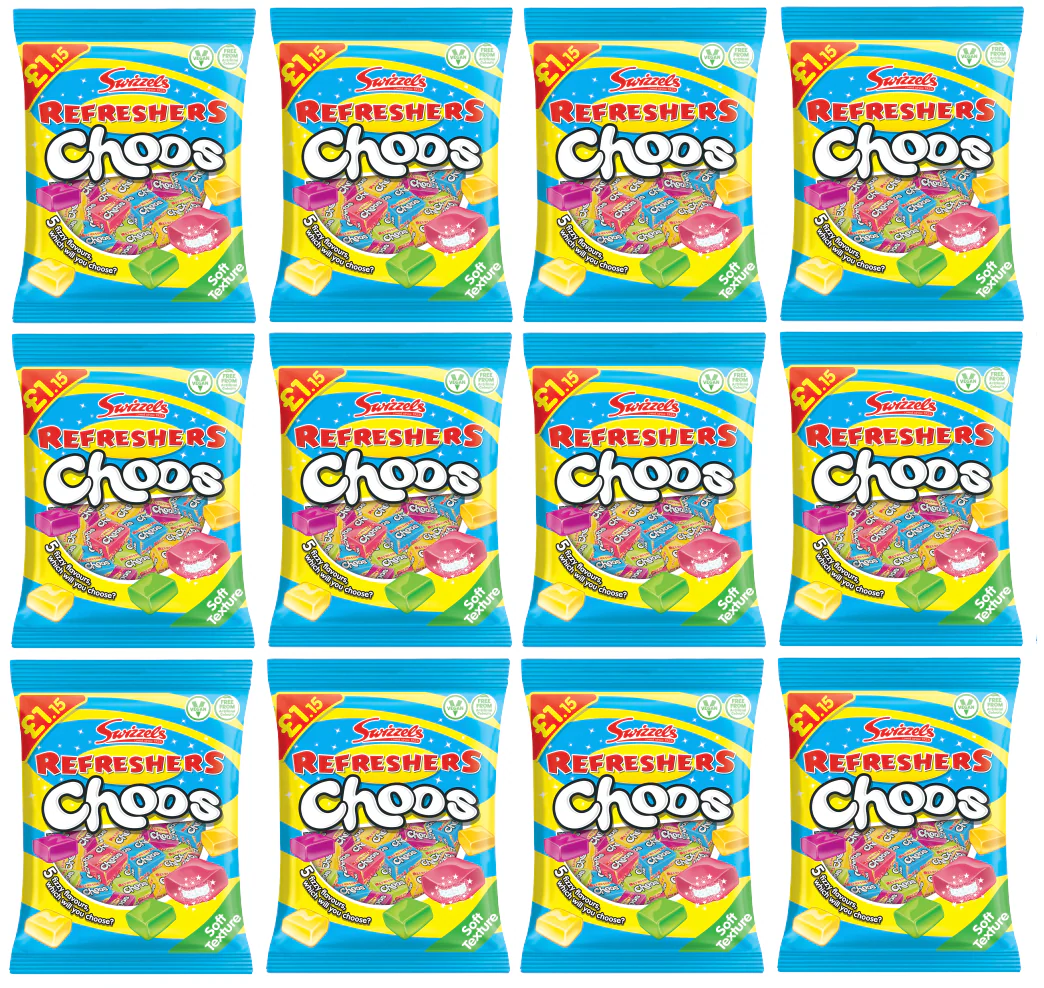 12 x Swizzels Refreshers Choos - 115GM