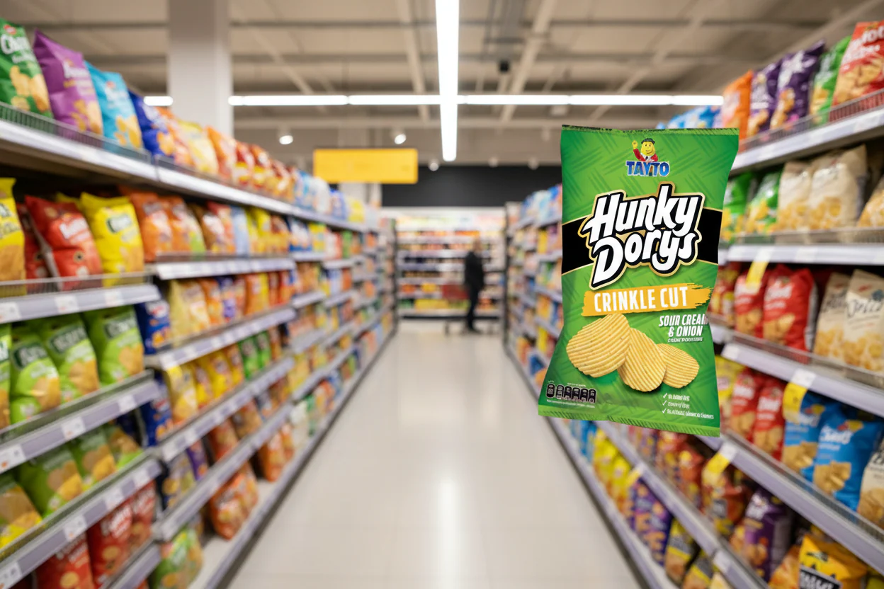 12 x Tayto Hunky Dorys Sour Cream & Onion - 130GM - Image 2