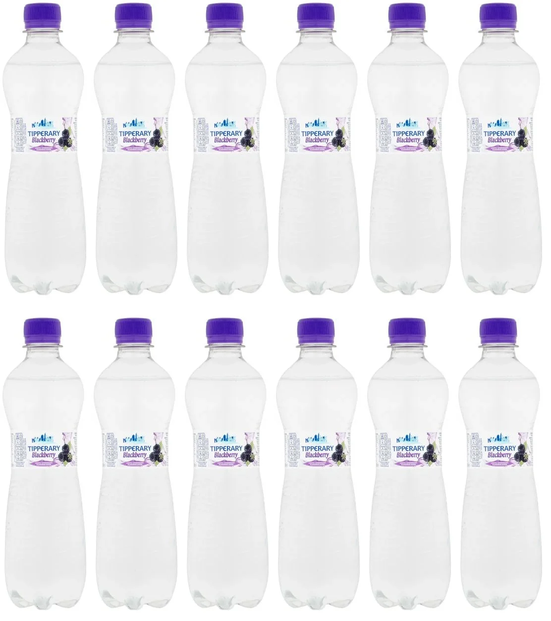 12 x Tipperary Blackberry Flavour Sparkling Water 500Ml