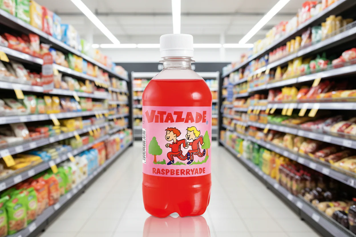 12 X Vitazade Raspberry 330ML - Image 2