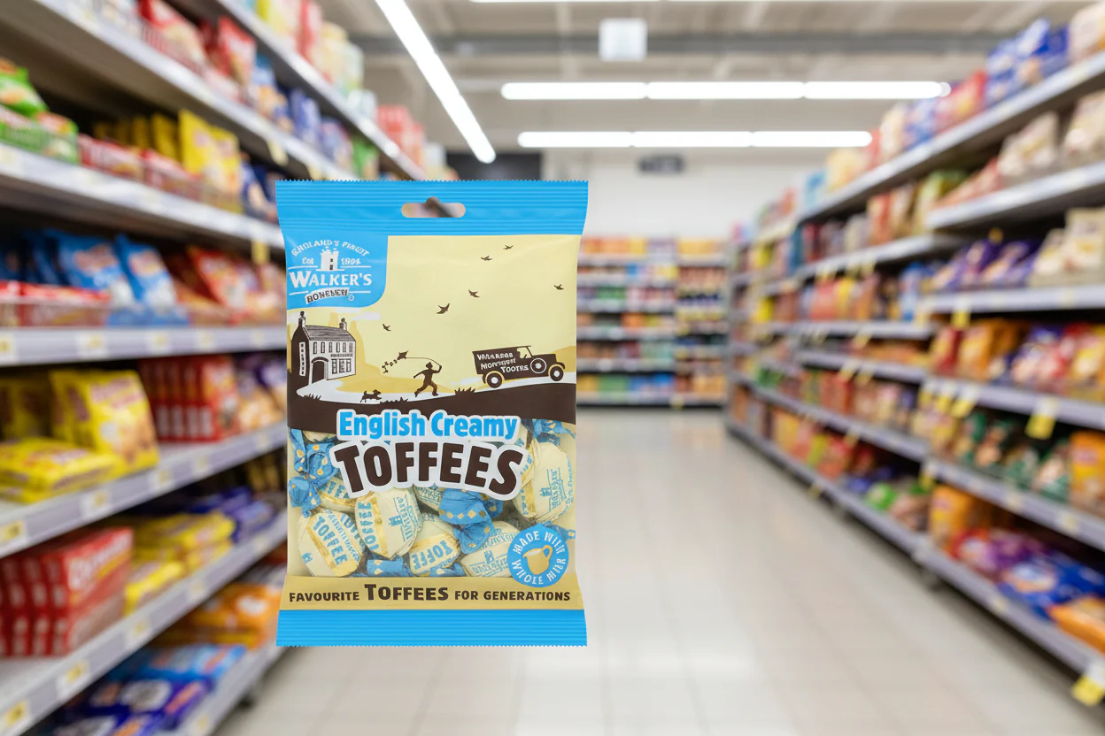 12 x Walkers English Creamy Toffees 150Gm - Image 2