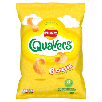12 x Walkers Quavers Cheese 6Pk 6X16Gm - Image 3