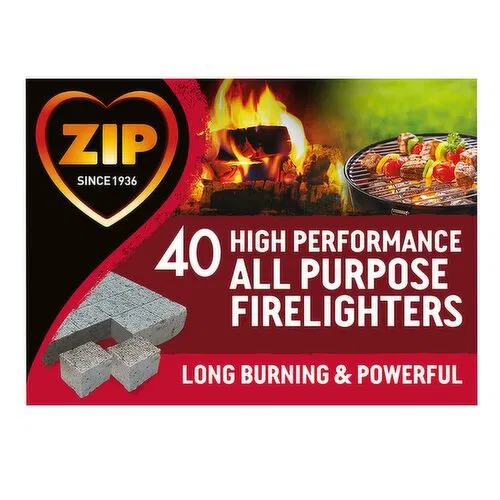 12 x Zip 40 High Performance All Purpose Firelighters - Image 3