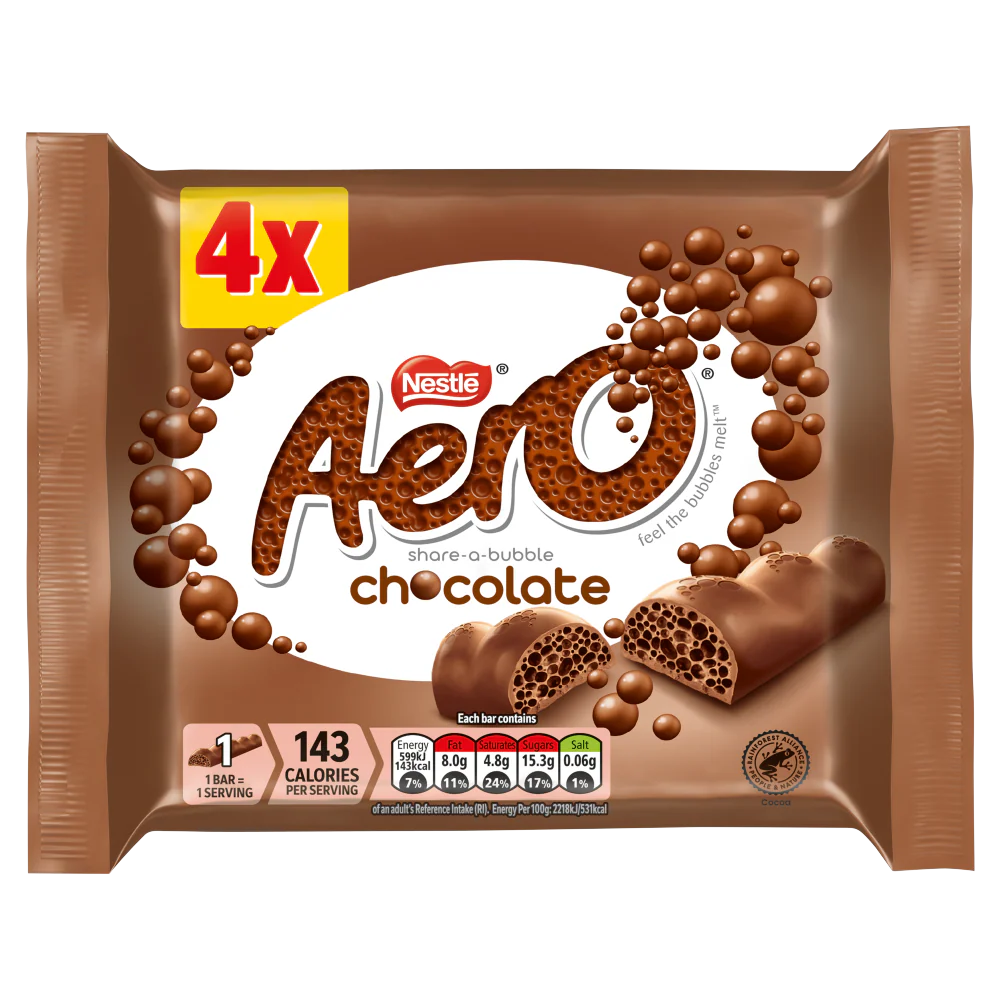 14 x Aero Chocolate Bars 4 X 27G (108G) - Image 3