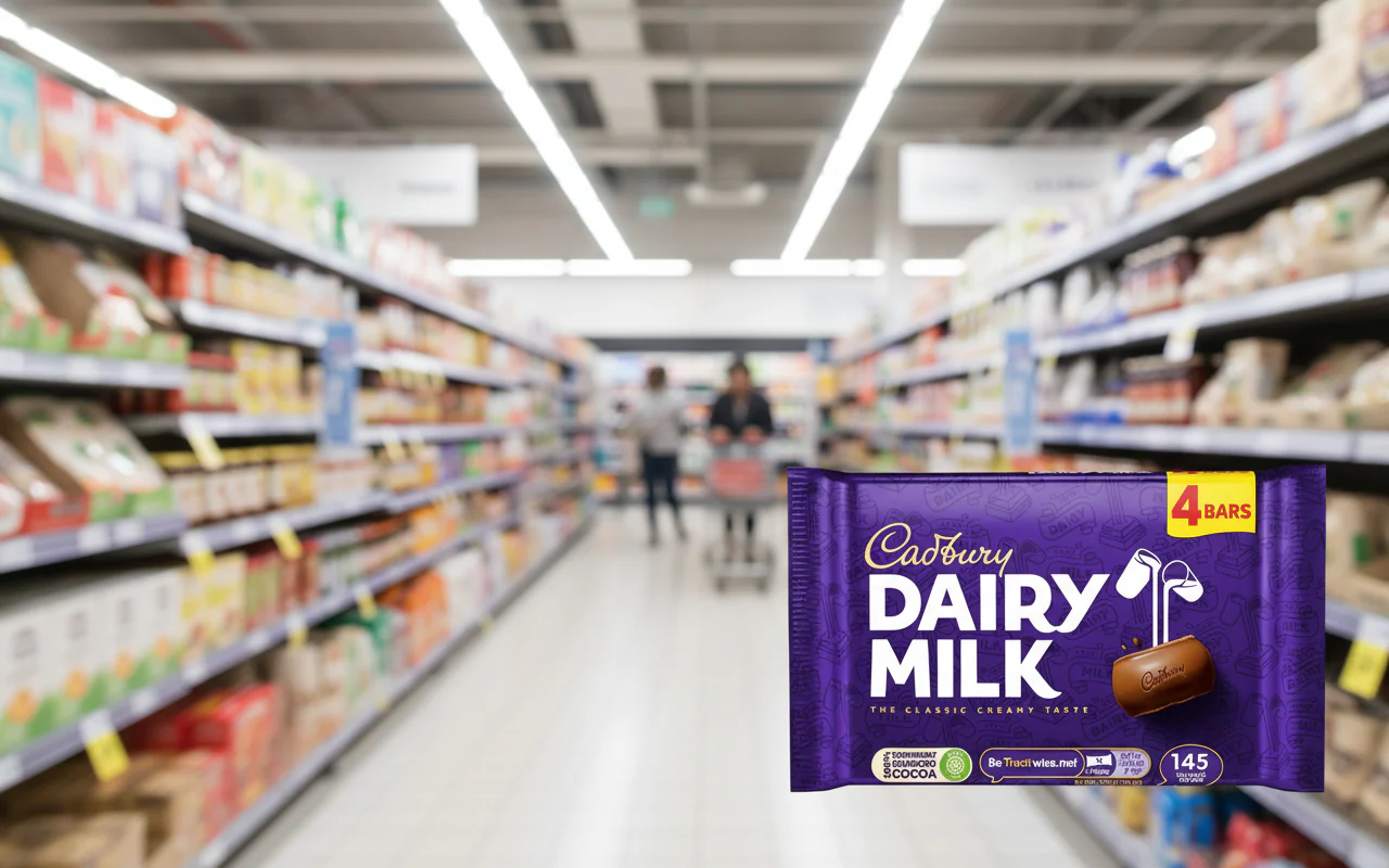 14 x Cadbury Dairy Milk Chocolate Bar 4 Pack 108.8G - Image 2